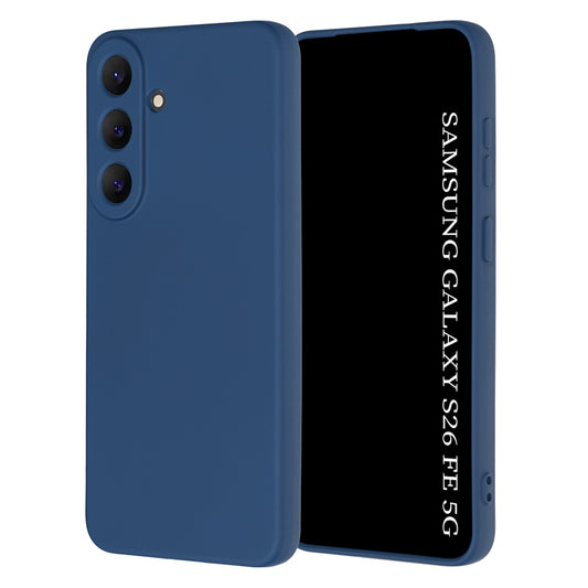 Custodia per Samsung Galaxy S26 FE / S25 FE, Techsuit, SoftFlex, Blu Navy