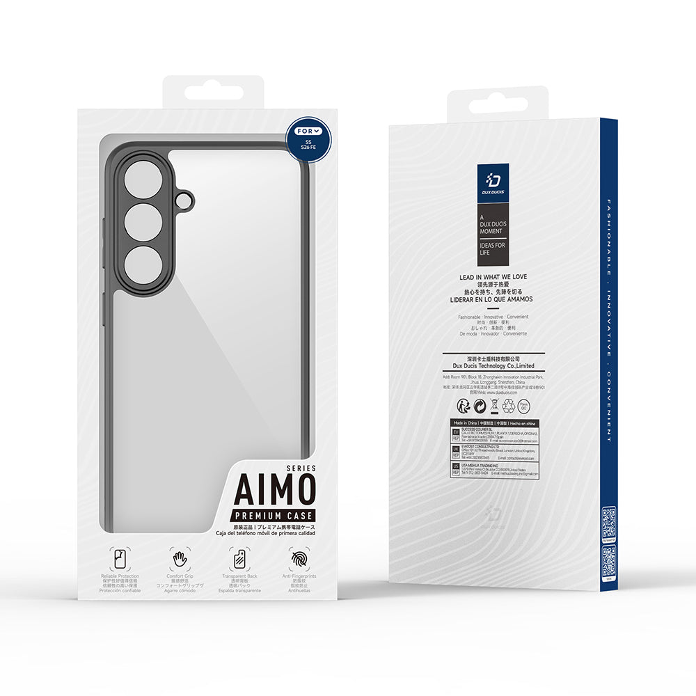Custodia per Samsung Galaxy S26 FE S741, DUX DUCIS, Aimo, nera
