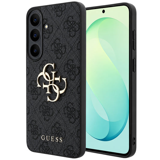 Custodia per Samsung Galaxy S26 FE S741, Guess, Logo Metallico 4G, Nera
