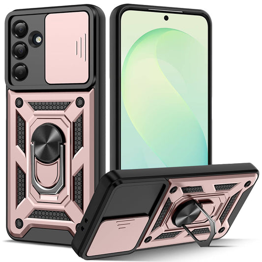 Cover per Samsung Galaxy S26 FE S741 / S25 FE, Techsuit, CamShield, rosa dorato