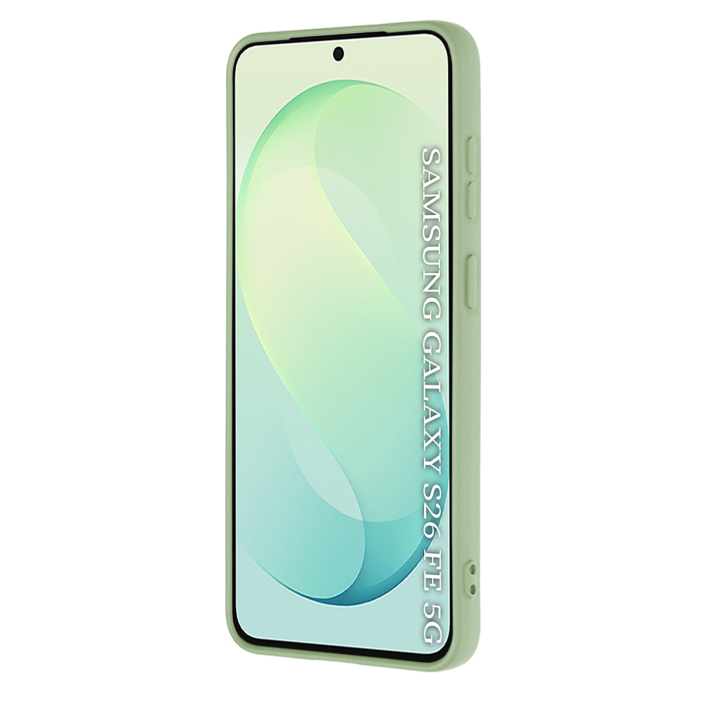 Custodia per Samsung Galaxy S26 FE S741 / S25 FE, Techsuit, SoftFlex, Verde Chiaro