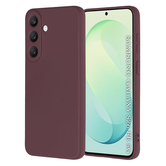 Custodia per Samsung Galaxy S26 FE S741 / S25 FE, Techsuit, SoftFlex, color bordeaux