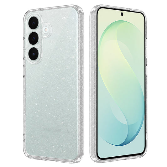 Custodia per Samsung Galaxy S26 FE S741 / S25 FE, Techsuit, SparkleSkin, Trasparente