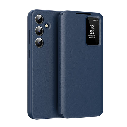 Custodia per Samsung Galaxy S26 FE, Techsuit, SmartView, Blu