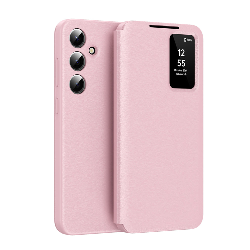 Custodia per Samsung Galaxy S26 FE, Techsuit, SmartView, Rosa