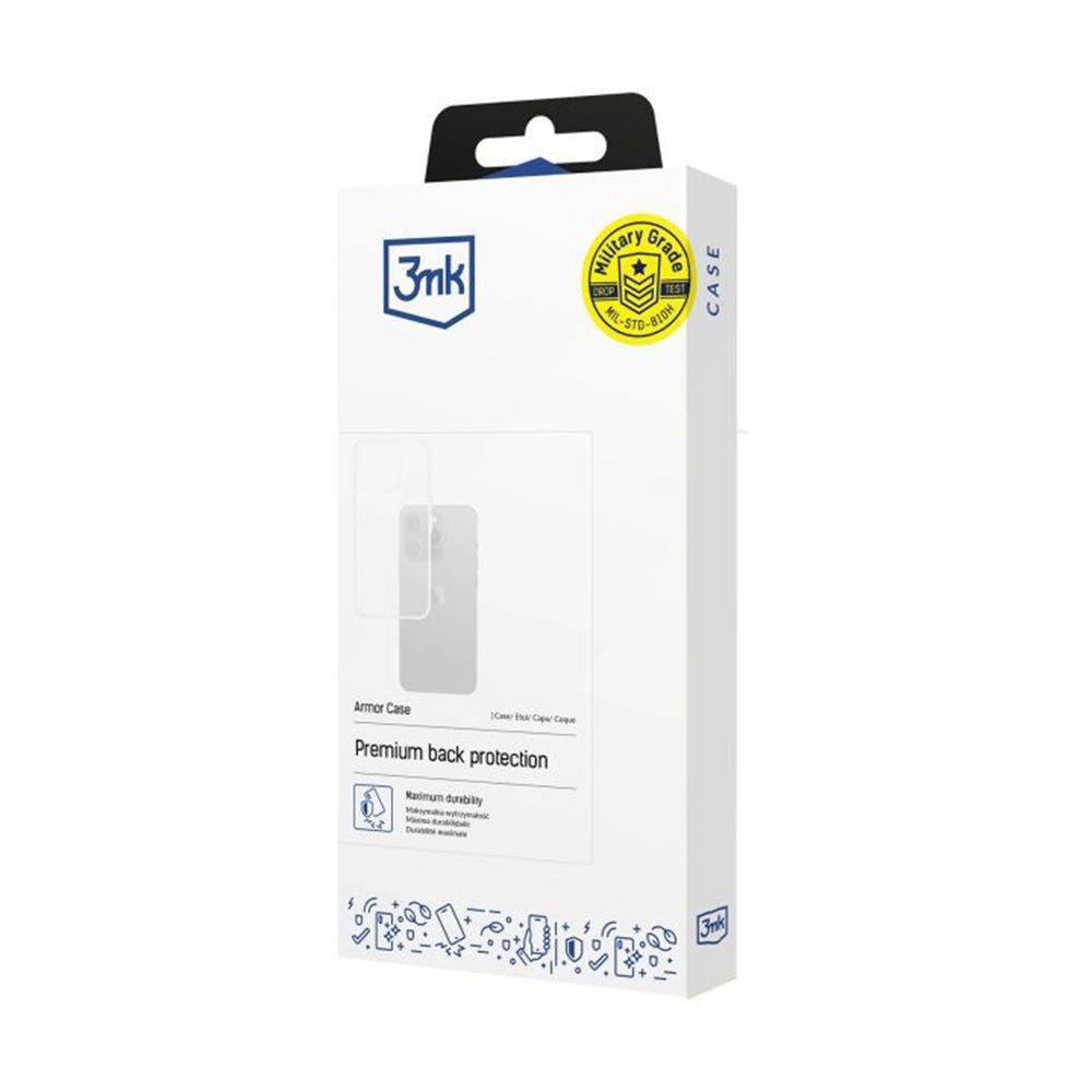 Case for Samsung Galaxy S26 Plus, 3MK, Armor, Transparent