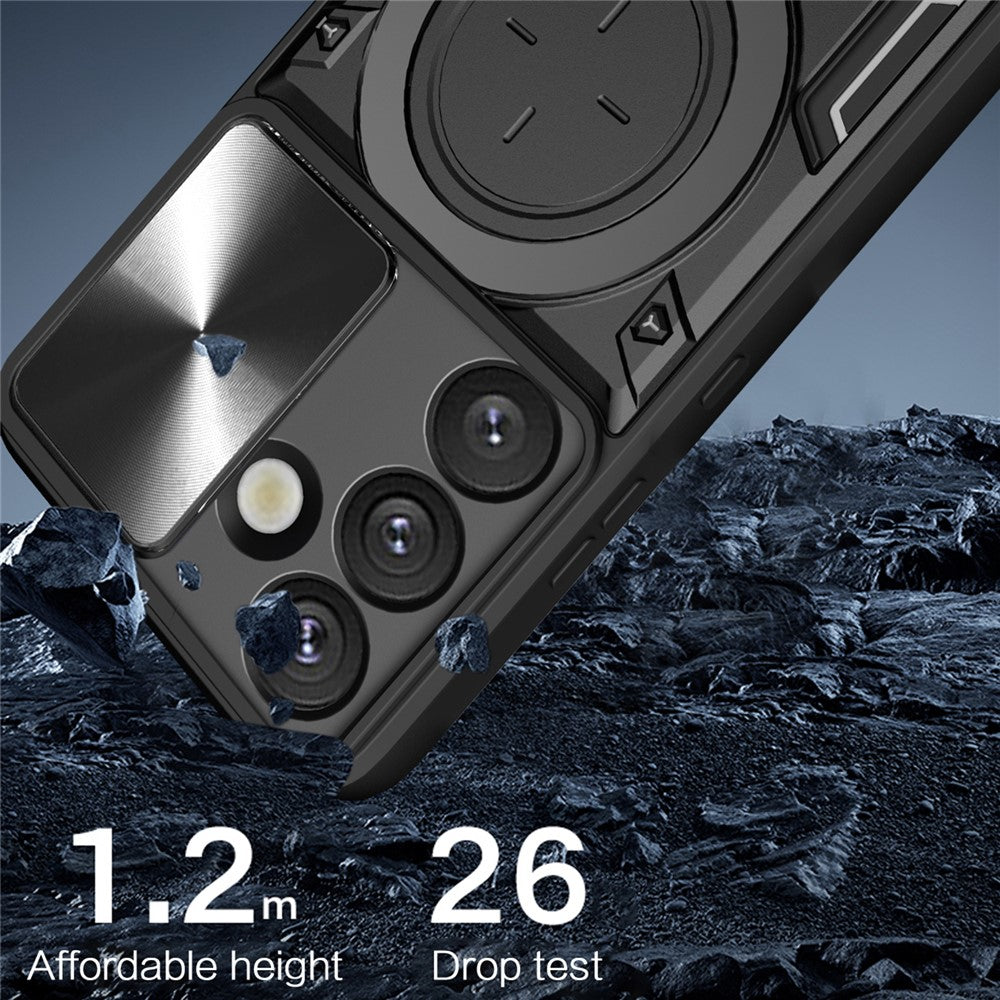 Custodia per Samsung Galaxy S26 Plus, Techsuit, CamGuard Pro, Rossa