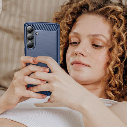 Case for Samsung Galaxy S26 Plus, Techsuit, Carbon, Blue