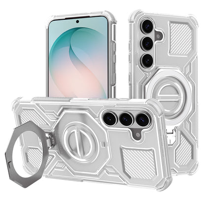 Custodia per Samsung Galaxy S26 Plus S947, Techsuit, Carbon Shield Pro, Bianca