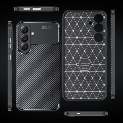 Custodia per Samsung Galaxy S26 Plus, Techsuit, CarbonFiber, Nera