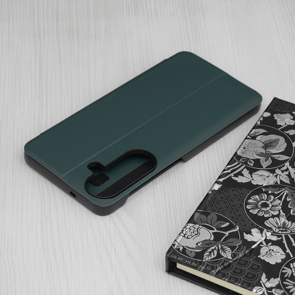 Custodia per Samsung Galaxy S26 Plus S947, Techsuit, eFold, Verde Scuro