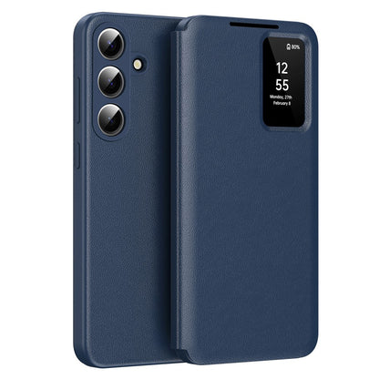 Custodia per Samsung Galaxy S26 Plus S947, Techsuit, SmartView, Blu