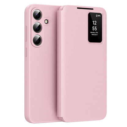 Custodia per Samsung Galaxy S26 Plus, Techsuit, SmartView, Rosa