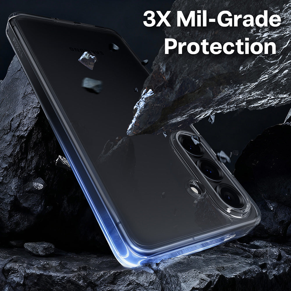 Custodia per Samsung Galaxy S26 Plus, Torras, Guardian, Trasparente