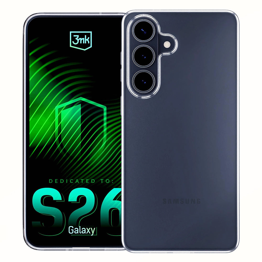 Custodia per Samsung Galaxy S26 S942, 3MK, Trasparente, Trasparente