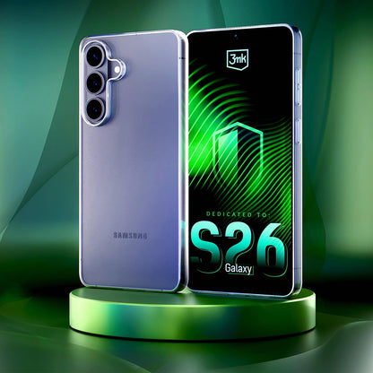 Custodia per Samsung Galaxy S26 S942, 3MK, Trasparente, Trasparente