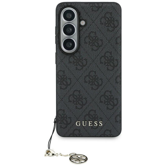 Custodia per Samsung Galaxy S26 S942, Guess, 4G Classic Logo Charm, Nera
