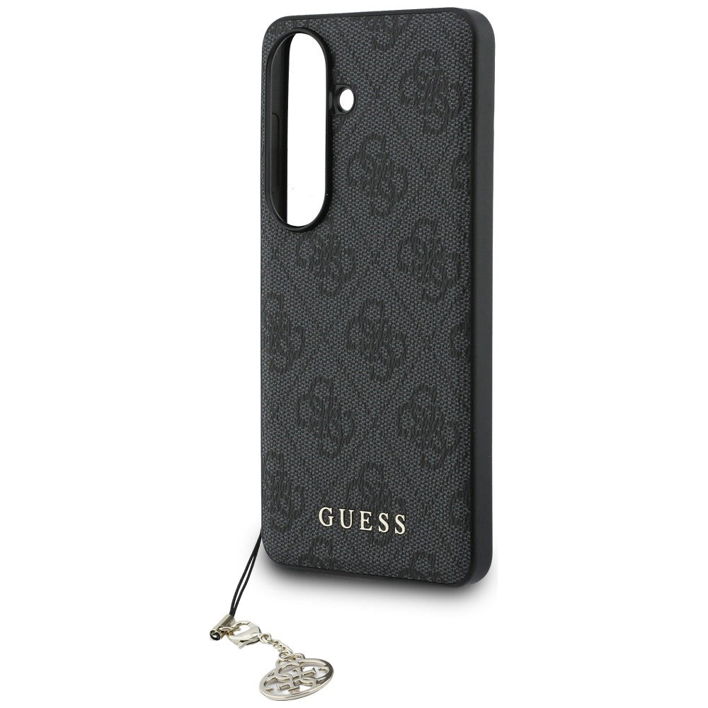 Case for Samsung Galaxy S26 S942, Guess, 4G Classic Logo Charm, Black