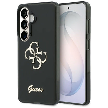 Custodia per Samsung Galaxy S26 S942, Guess, IML Big Metal 4G Script, Nera