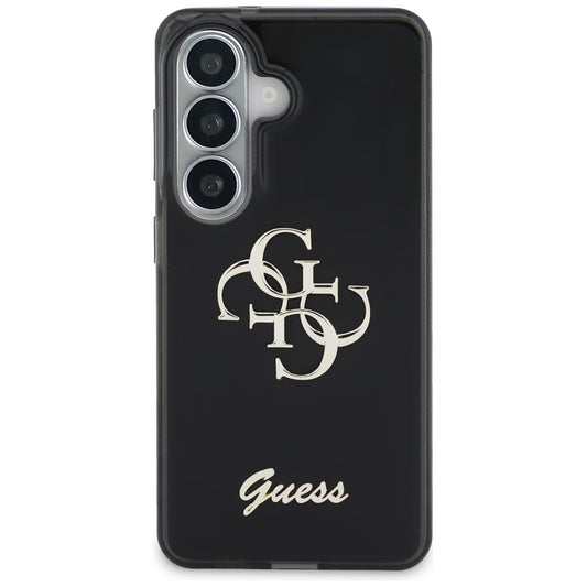 Custodia per Samsung Galaxy S26 S942, Guess, IML Big Metal 4G Script, Nera