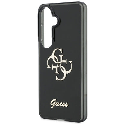 Custodia per Samsung Galaxy S26 S942, Guess, IML Big Metal 4G Script, Nera