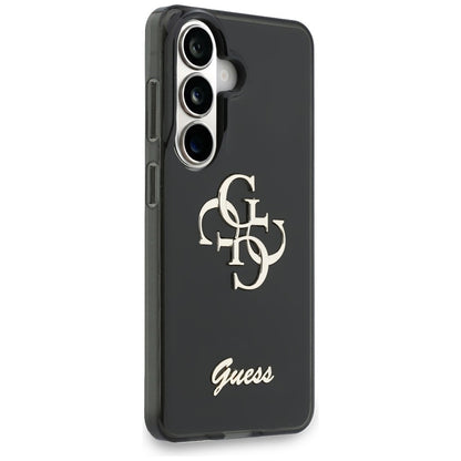 Custodia per Samsung Galaxy S26 S942, Guess, IML Big Metal 4G Script, Nera