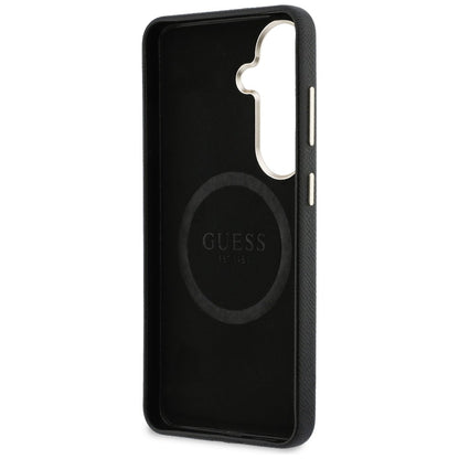 Custodia per Samsung Galaxy S26 S942, Guess, Rhinestone Round Logo, Nera
