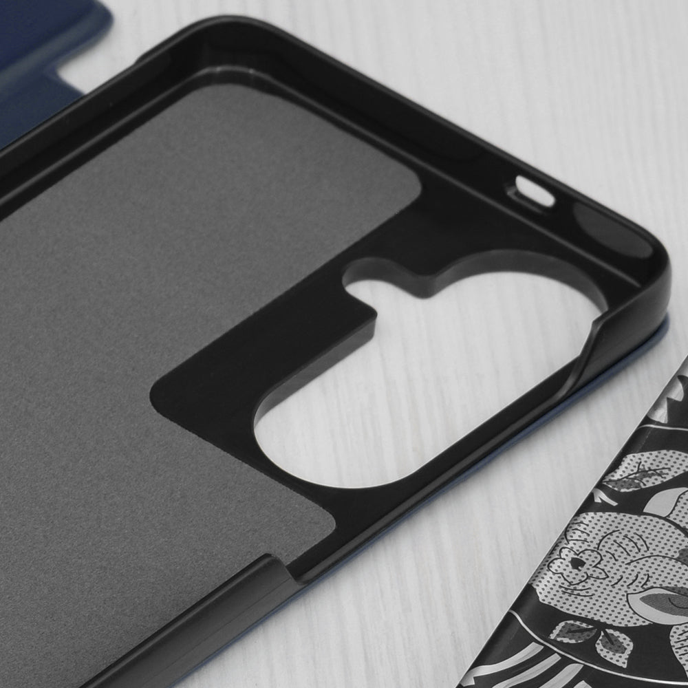 Custodia per Samsung Galaxy S26, Techsuit, eFold, Blu Scuro