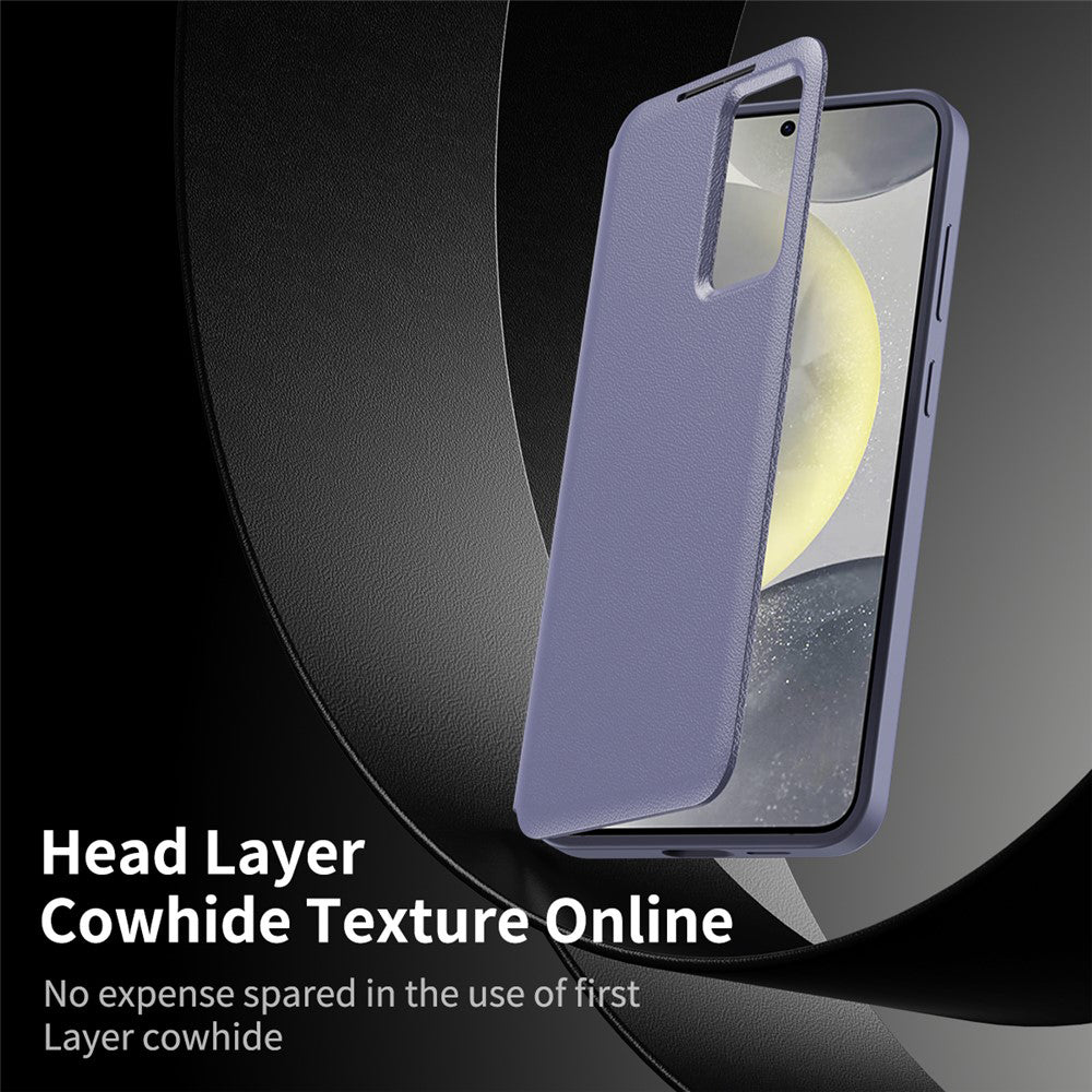 Custodia per Samsung Galaxy S26, Techsuit, SmartView, Viola