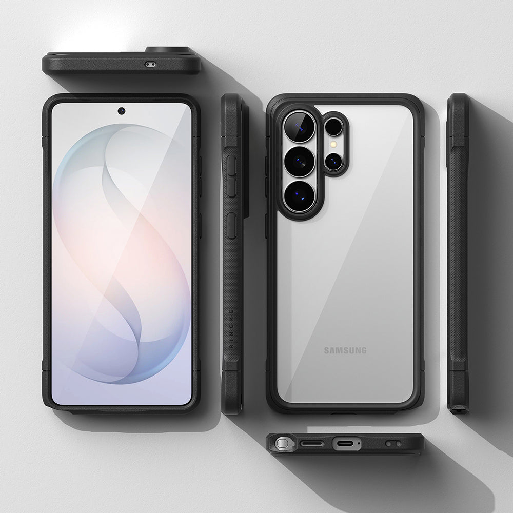 Custodia per Samsung Galaxy S26 Ultra, Ringke, Fusion Bold, Nera
