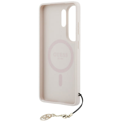 Custodia per Samsung Galaxy S26 Ultra S948, Guess, 4G Classic Logo Charm, Rosa
