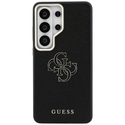 Custodia per Samsung Galaxy S26 Ultra S948, Guess, 4G Grained Big and Classic Logo, Nera