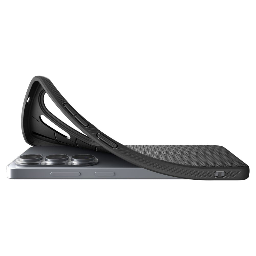 Custodia per Samsung Galaxy S26 Ultra S948, Spigen, Liquid Air, Nera Opaca ACS10670