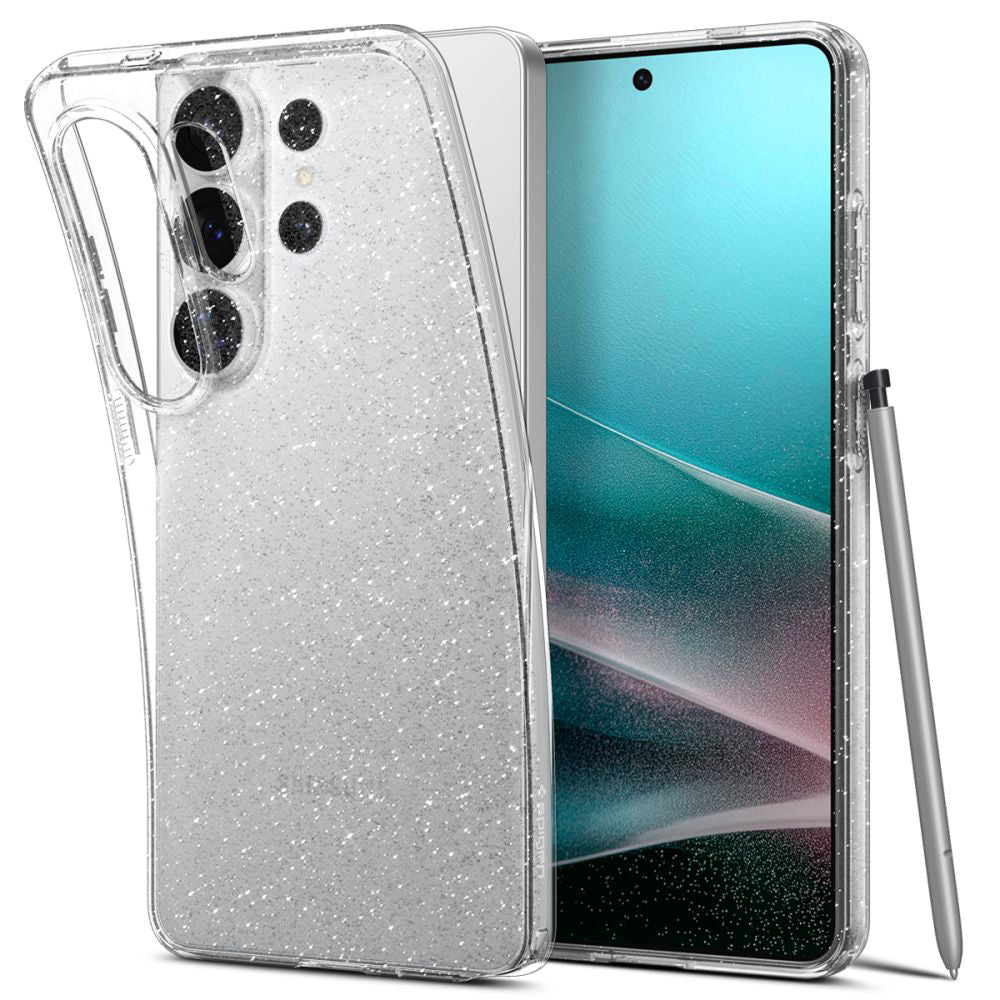 Custodia per Samsung Galaxy S26 Ultra S948, Spigen, Liquid Crystal Glitter, Trasparente ACS10673