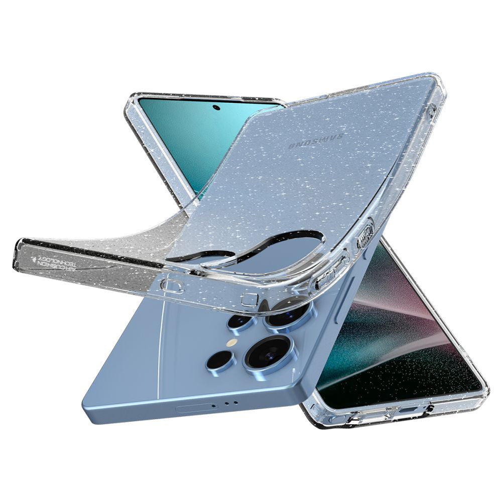 Custodia per Samsung Galaxy S26 Ultra S948, Spigen, Liquid Crystal Glitter, Trasparente ACS10673