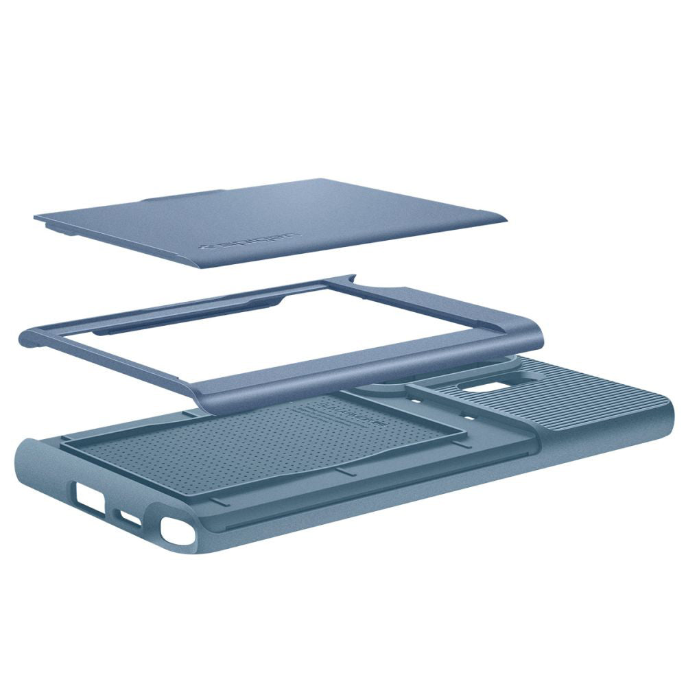Custodia per Samsung Galaxy S26 Ultra S948, Spigen, Slim Armor CS, Blu ACS11225