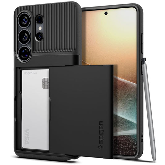 Custodia per Samsung Galaxy S26 Ultra S948, Spigen, Slim Armor CS, Nera ACS11036