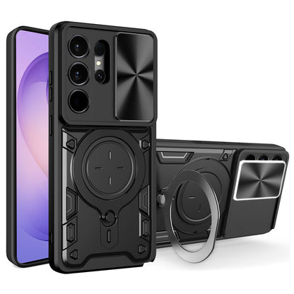 Custodia per Samsung Galaxy S26 Ultra, Techsuit, CamGuard Pro, Nera