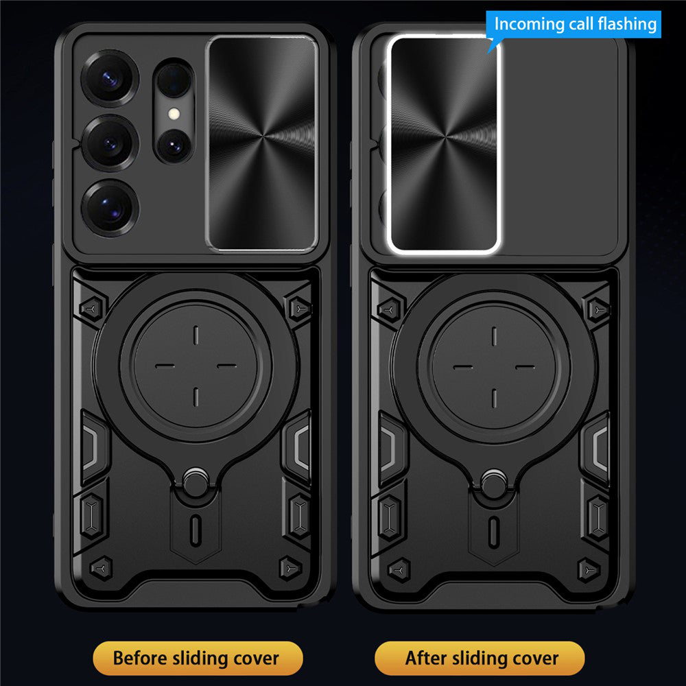 Custodia per Samsung Galaxy S26 Ultra, Techsuit, CamGuard Pro, Nera