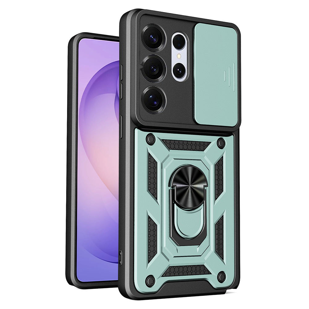 Custodia per Samsung Galaxy S26 Ultra, Techsuit, CamShield, Verde