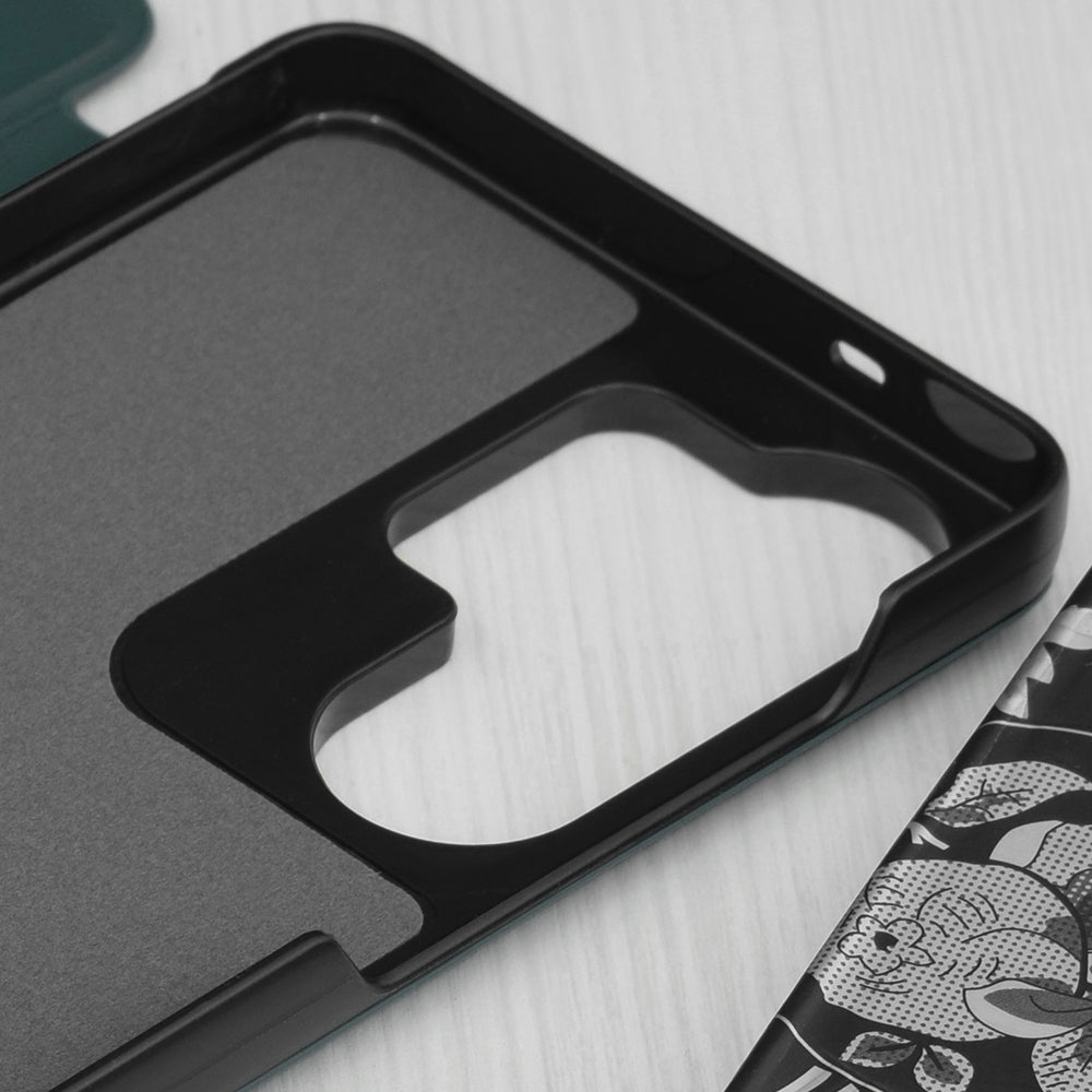 Custodia per Samsung Galaxy S26 Ultra, Techsuit, eFold, Verde Scuro