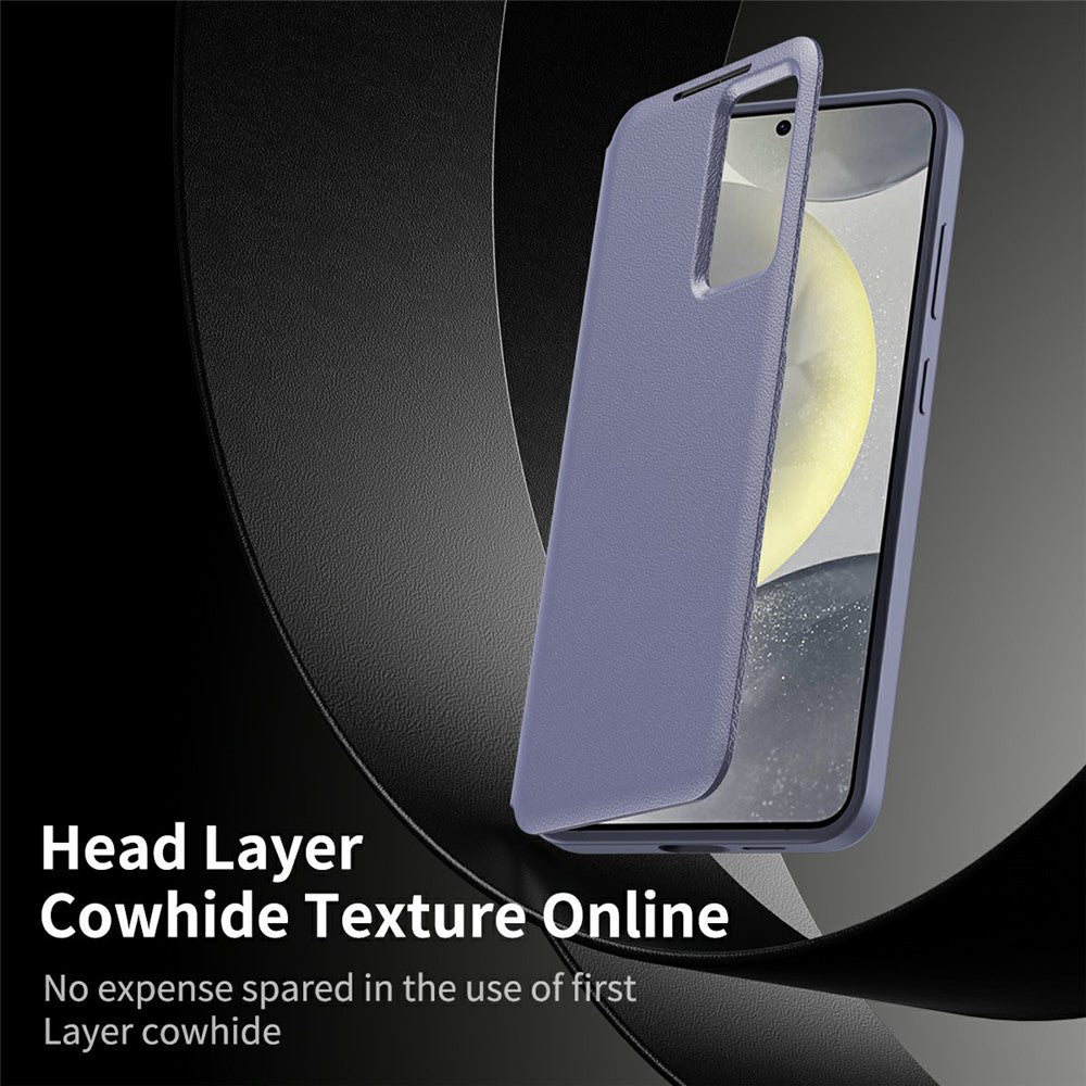 Custodia per Samsung Galaxy S26 Ultra, Techsuit, SmartView, Viola