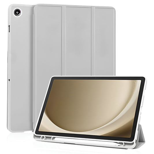 Custodia per Samsung Galaxy Tab A11+ / Tab A9+, Techsuit, Flex Trifold, Grigio