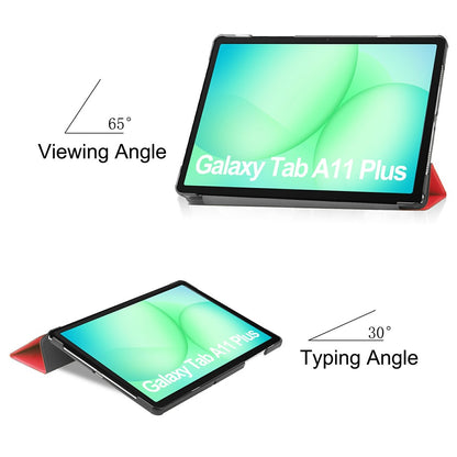 Custodia per Samsung Galaxy Tab A11+ / Tab A9+, Techsuit, FoldPro, Rossa