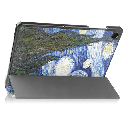 Custodia per Samsung Galaxy Tab A11+ / Tab A9+, Techsuit, FoldPro Starry Night, Multicolore