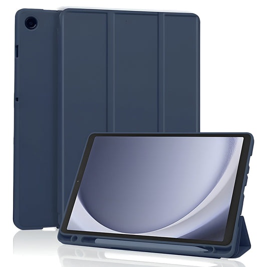 Custodia per Samsung Galaxy Tab A11 / Tab A9, Techsuit, Flex Trifold, Blu
