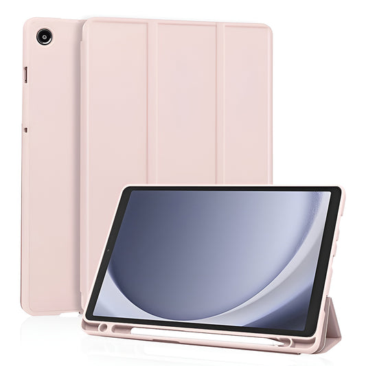 Custodia per Samsung Galaxy Tab A11 / Tab A9, Techsuit, Flex Trifold Nuovo Modello, Rosa