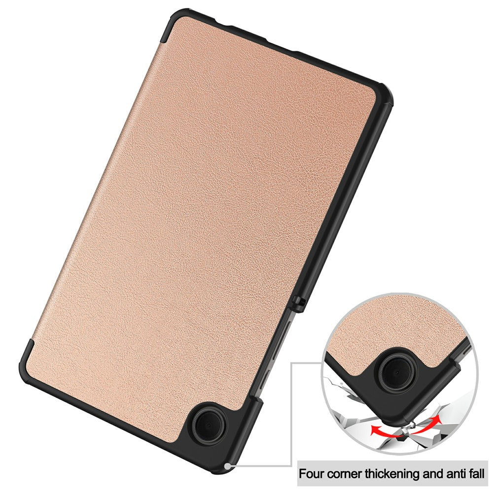 Custodia per Samsung Galaxy Tab A11 / Tab A9, Techsuit, FoldPro, Rosa Dorato