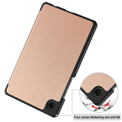 Custodia per Samsung Galaxy Tab A11 / Tab A9, Techsuit, FoldPro, Rosa Dorato
