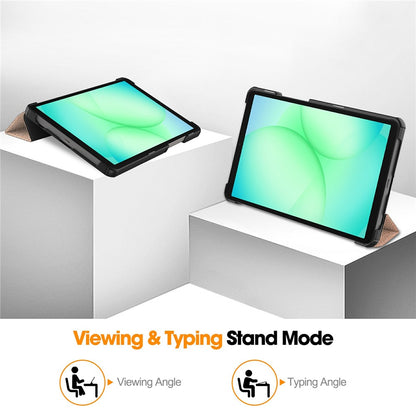 Custodia per Samsung Galaxy Tab A11 / Tab A9, Techsuit, FoldPro, Rosa Dorato